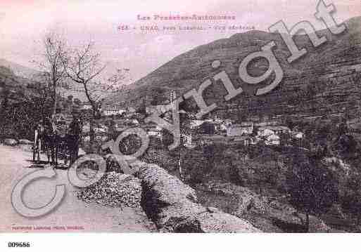 Ville de UNAC, carte postale ancienne