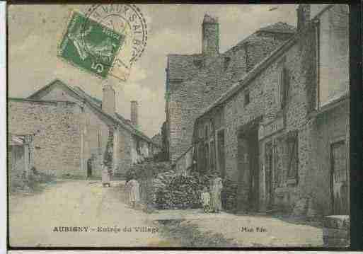 Ville de VAUXSOUSAUBIGNY, carte postale ancienne