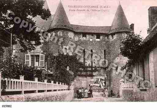 Ville de VILLELOINCOULANGE, carte postale ancienne