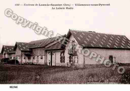 Ville de VILLENEUVESOUSPYMONT, carte postale ancienne