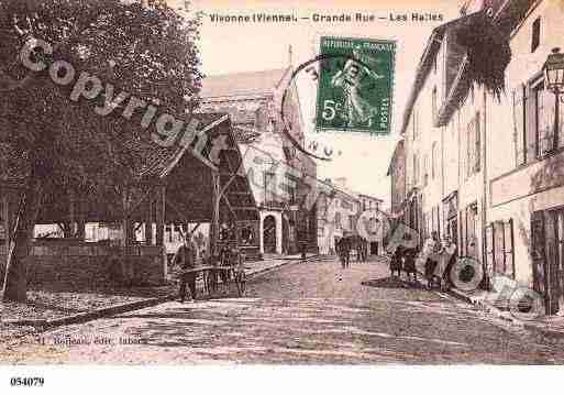 Ville de VIVONNE, carte postale ancienne