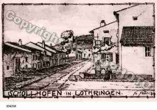 Ville de XOCOURT, carte postale ancienne