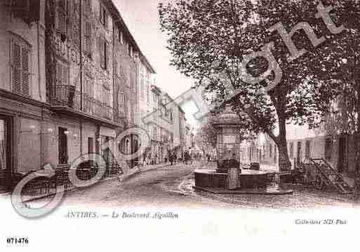 Ville de ANTIBESJUANLESPINS, carte postale ancienne