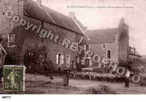 Ville de AUTHEVERNES, carte postale ancienne