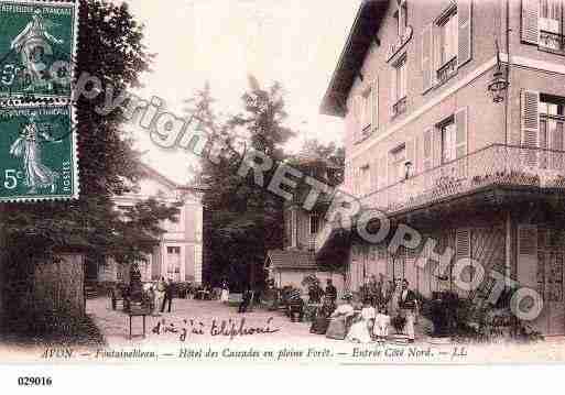 Ville de AVON, carte postale ancienne