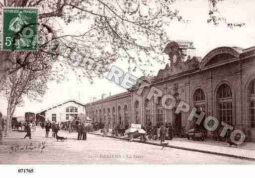 Ville de BEZIERS, carte postale ancienne