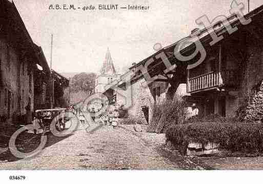 Ville de BILLIAT, carte postale ancienne