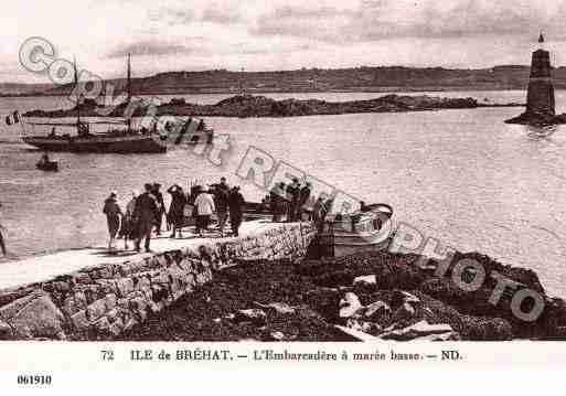 Ville de BREHAT(ILEDE), carte postale ancienne