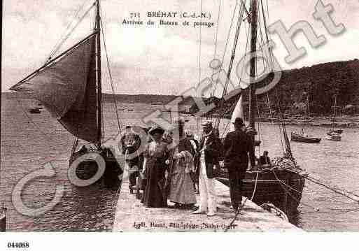 Ville de BREHAT(ILEDE), carte postale ancienne