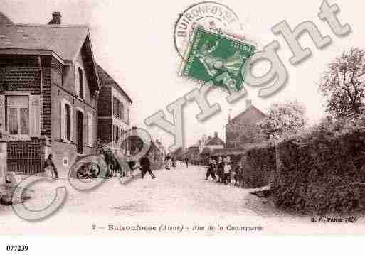 Ville de BUIRONFOSSE, carte postale ancienne