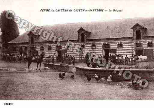 Ville de CAYEUXENSANTERRE, carte postale ancienne