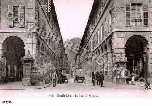 Ville de CHAMBERY, carte postale ancienne