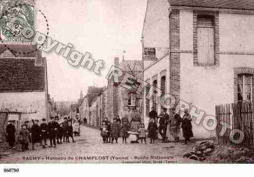 Ville de CHAMPLOST, carte postale ancienne