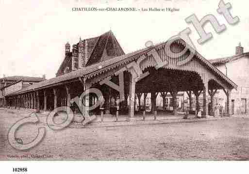 Ville de CHATILLONSURCHALARONNE, carte postale ancienne