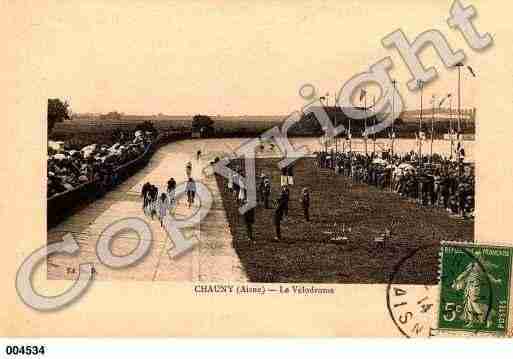 Ville de CHAUNY, carte postale ancienne