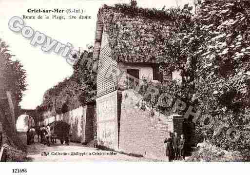 Ville de CRIELSURMER, carte postale ancienne