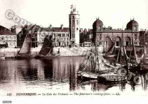 Ville de DUNKERQUE, carte postale ancienne