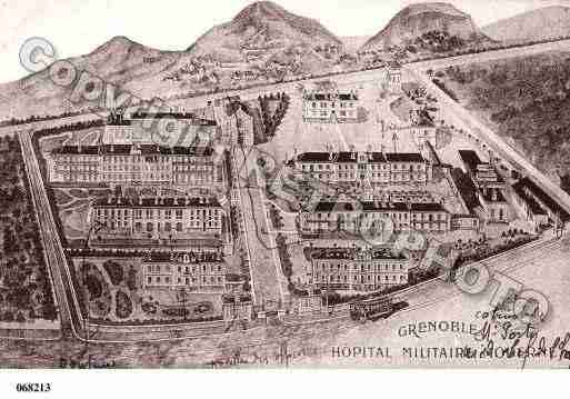 Ville de GRENOBLE, carte postale ancienne