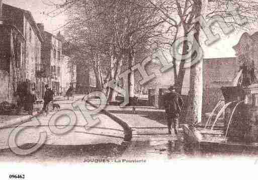 Ville de JOUQUES, carte postale ancienne