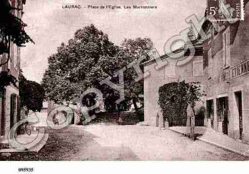 Ville de LAURACENVIVARAIS, carte postale ancienne