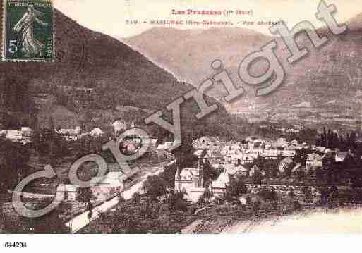 Ville de MARIGNAC, carte postale ancienne