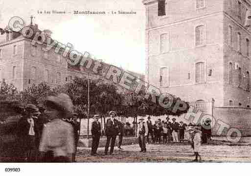 Ville de MONTFAUCON, carte postale ancienne