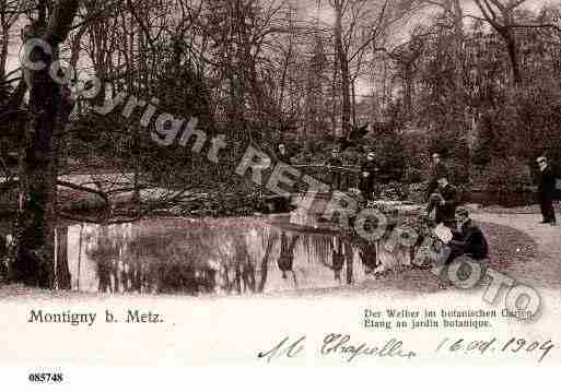 Ville de MONTIGNYLESMETZ, carte postale ancienne