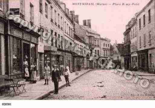 Ville de MONTMIRAIL, carte postale ancienne