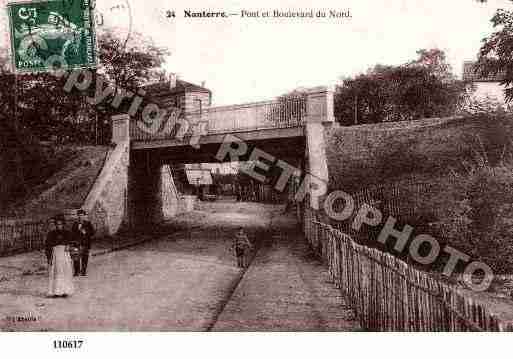 Ville de NANTERRE, carte postale ancienne