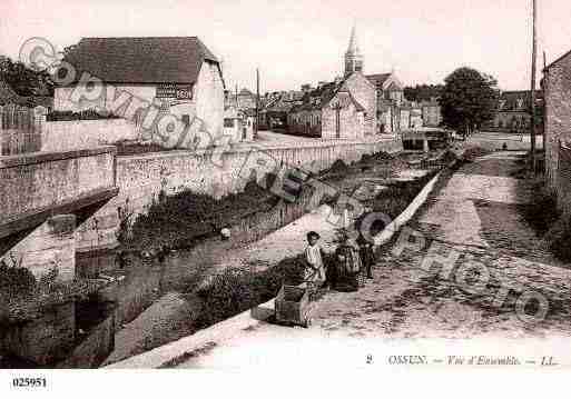 Ville de OSSUN, carte postale ancienne