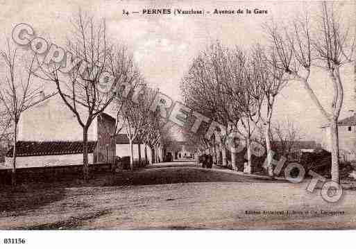 Ville de PERNESLESFONTAINES, carte postale ancienne