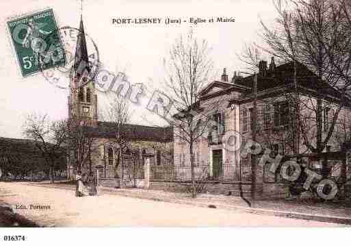 Ville de PORTLESNEY, carte postale ancienne