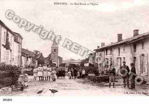 Ville de RONVAUX, carte postale ancienne