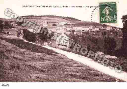 Ville de SAINTBONNETLECOURREAU, carte postale ancienne