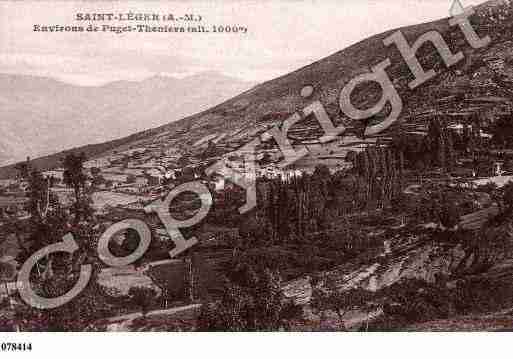 Ville de SAINTLEGER, carte postale ancienne