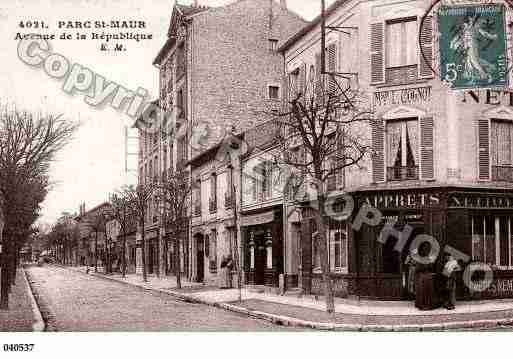 Ville de SAINTMAURDESFOSSES, carte postale ancienne