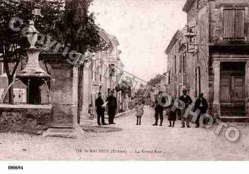 Ville de SAINTMAURICESUREYGUES, carte postale ancienne