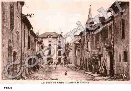 Ville de TOURDUCRIEU(LA), carte postale ancienne