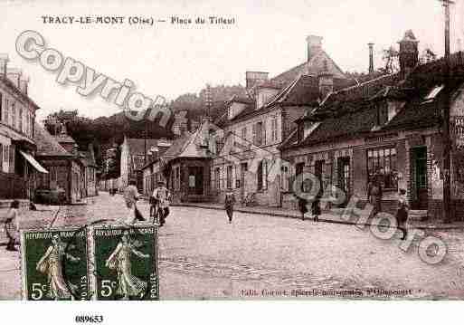 Ville de TRACYLEMONT, carte postale ancienne