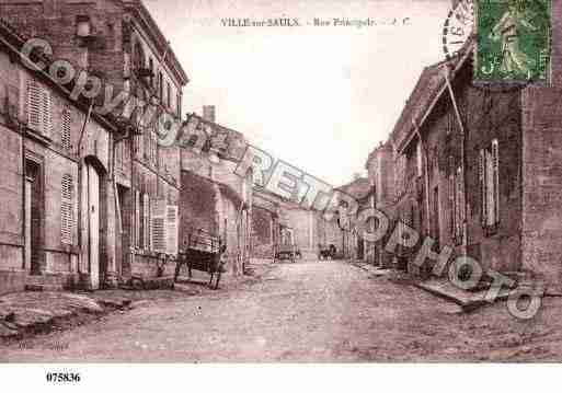 Ville de VILLESURSAULX, carte postale ancienne