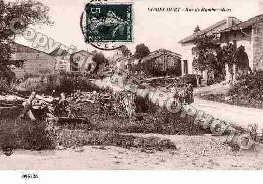 Ville de VOMECOURT, carte postale ancienne