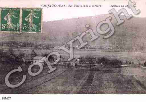 Ville de VOUJEAUCOURT, carte postale ancienne