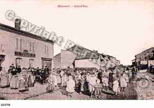 Ville de AJONCOURT, carte postale ancienne