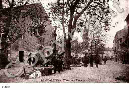 Ville de AVIGNON, carte postale ancienne