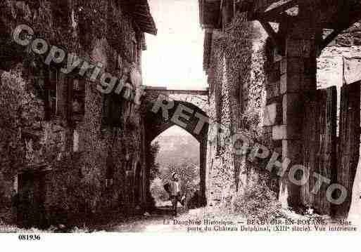 Ville de BEAUVOIRENROYANS, carte postale ancienne