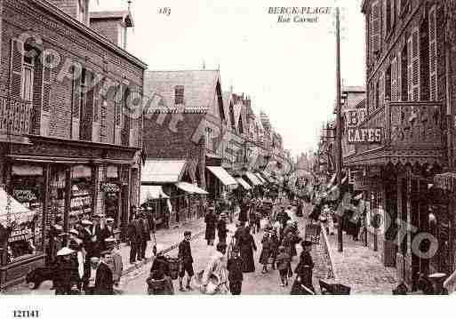 Ville de BERCK, carte postale ancienne