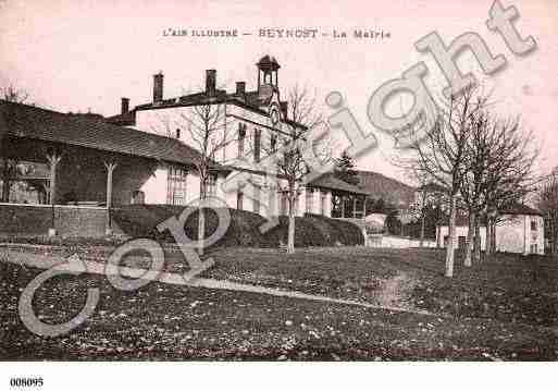 Ville de BEYNOST, carte postale ancienne