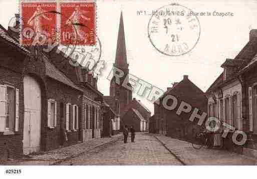 Ville de BOUVIGNIES, carte postale ancienne