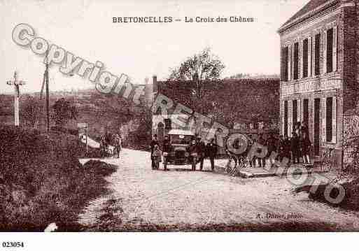 Ville de BRETONCELLES, carte postale ancienne