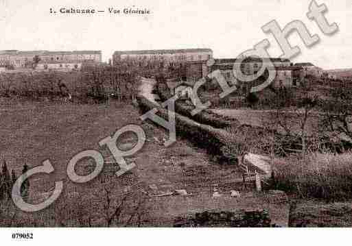 Ville de CAHUZAC, carte postale ancienne